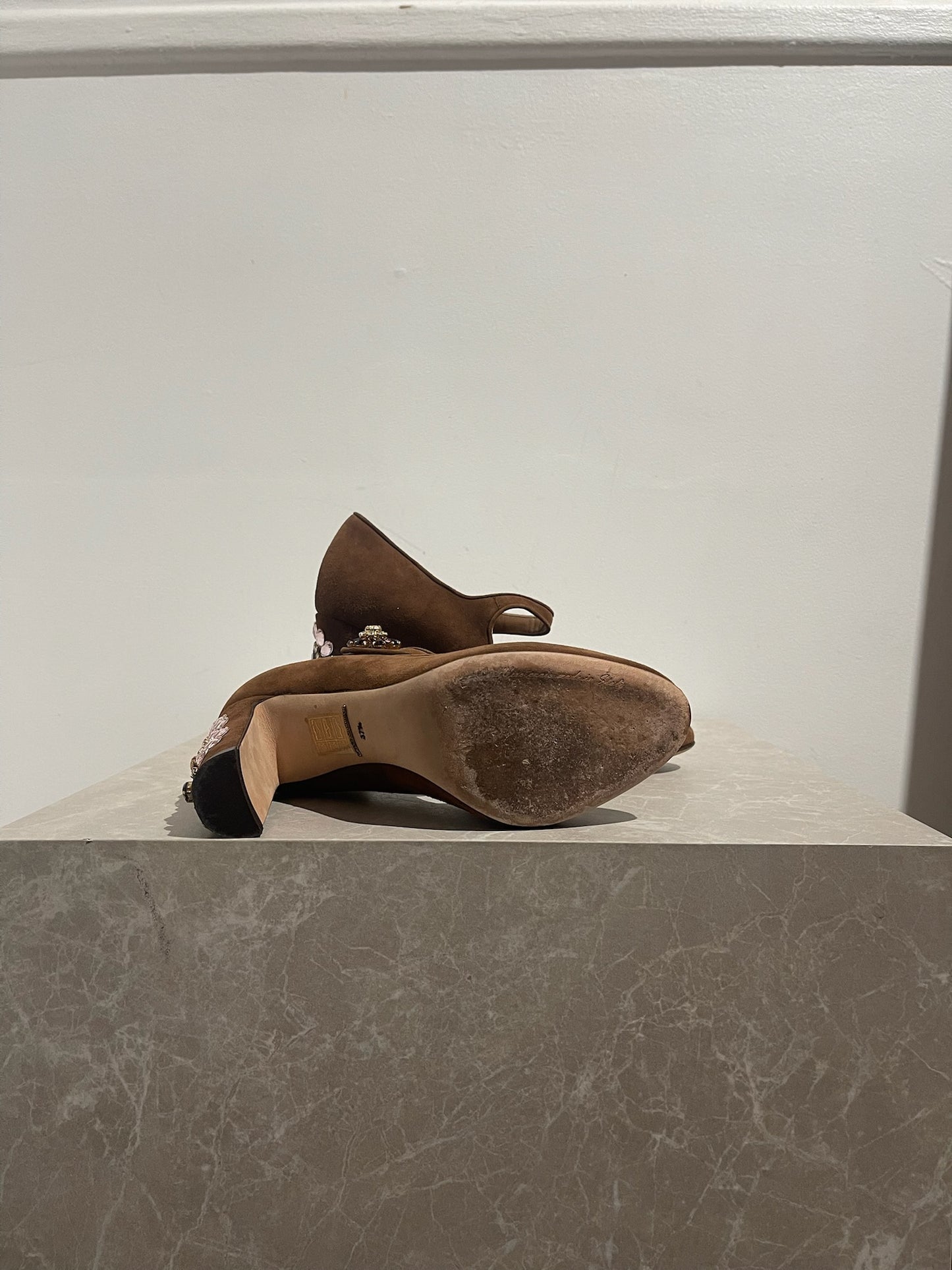 Escarpins Dolce & Gabbana marron T.37,5