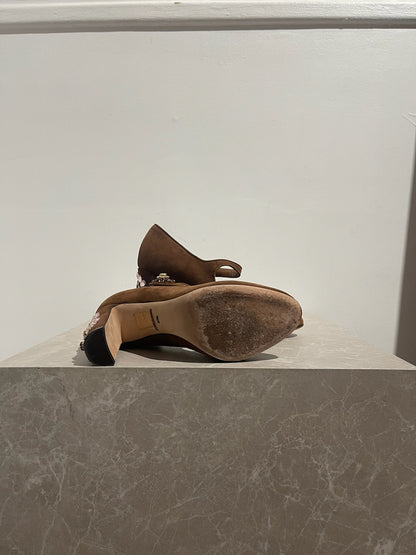 Escarpins Dolce & Gabbana marron T.37,5