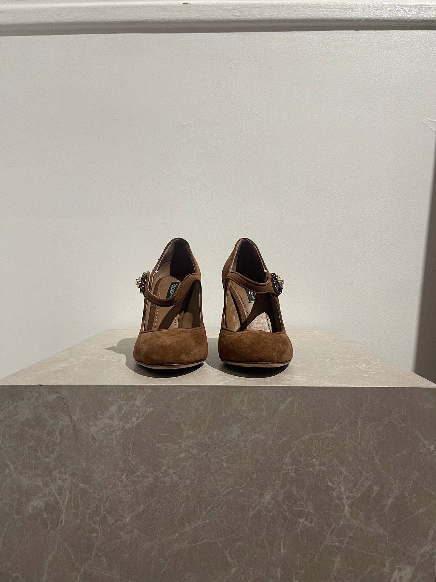 Escarpins Dolce & Gabbana marron T.37,5