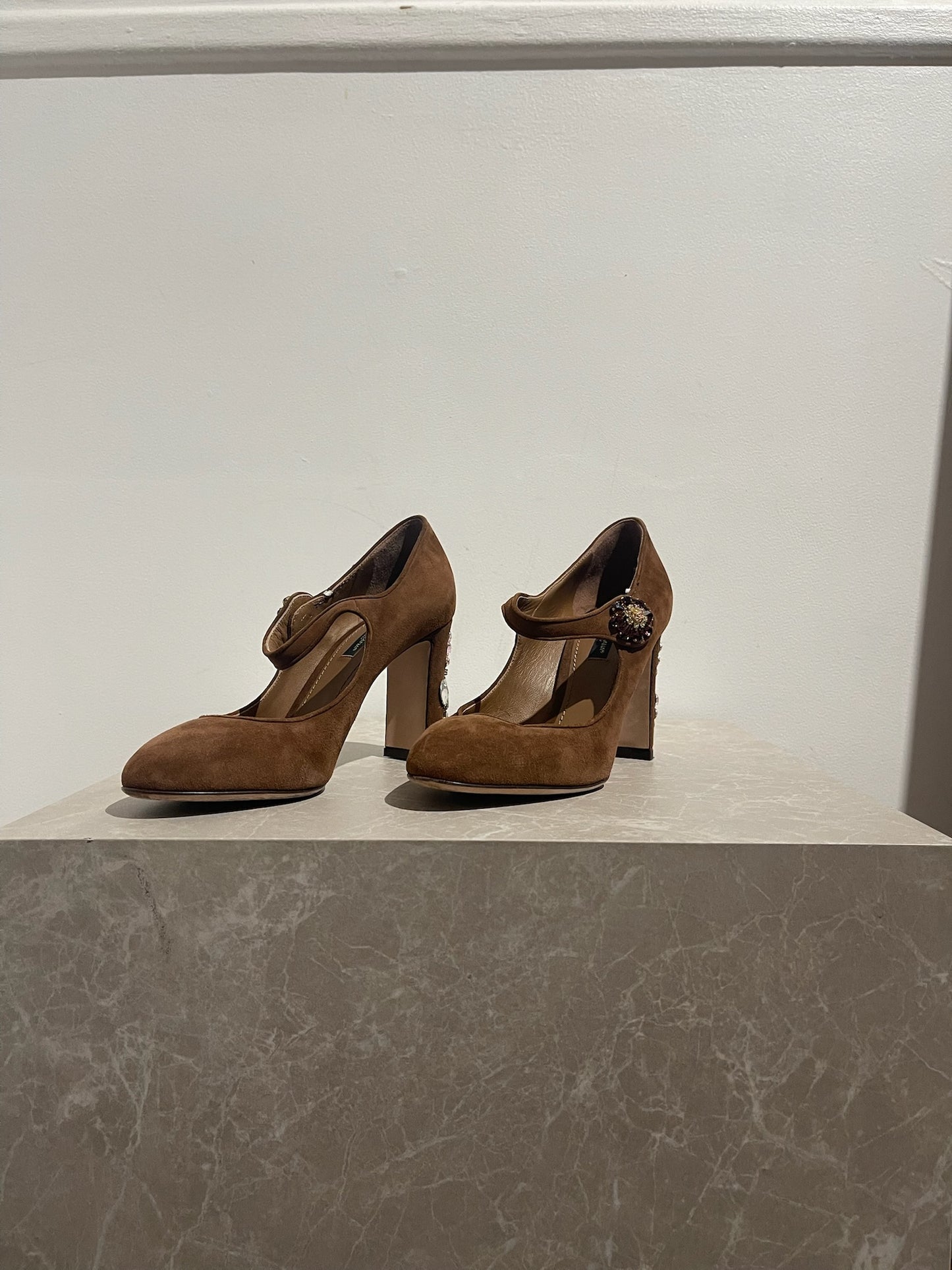 Escarpins Dolce & Gabbana marron T.37,5