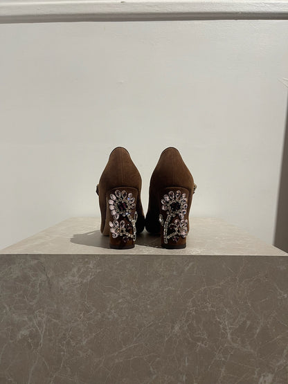 Escarpins Dolce & Gabbana marron T.37,5