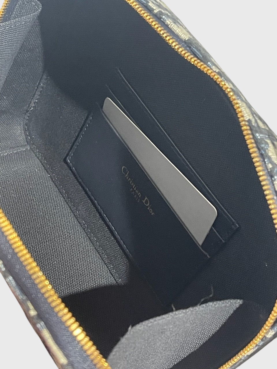 Sac Dior Vanity bleu