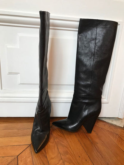 Bottes Saint Laurent Niki noires T.37,5