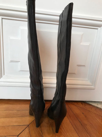 Bottes Saint Laurent Niki noires T.37,5