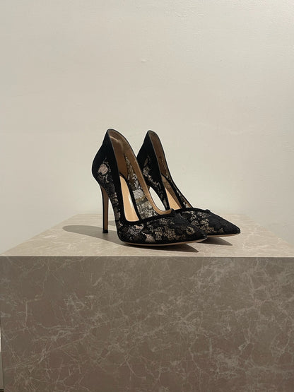 Escarpins Gianvito Rossi noirs T.38,5