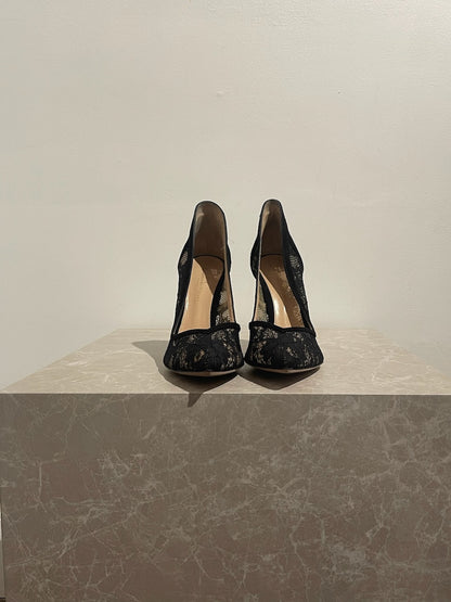 Escarpins Gianvito Rossi noirs T.38,5