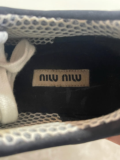 Baskets Miu Miu noires T.35,5