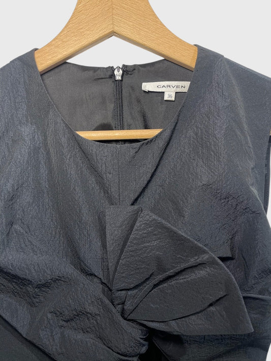 Robe Carven noire T.36