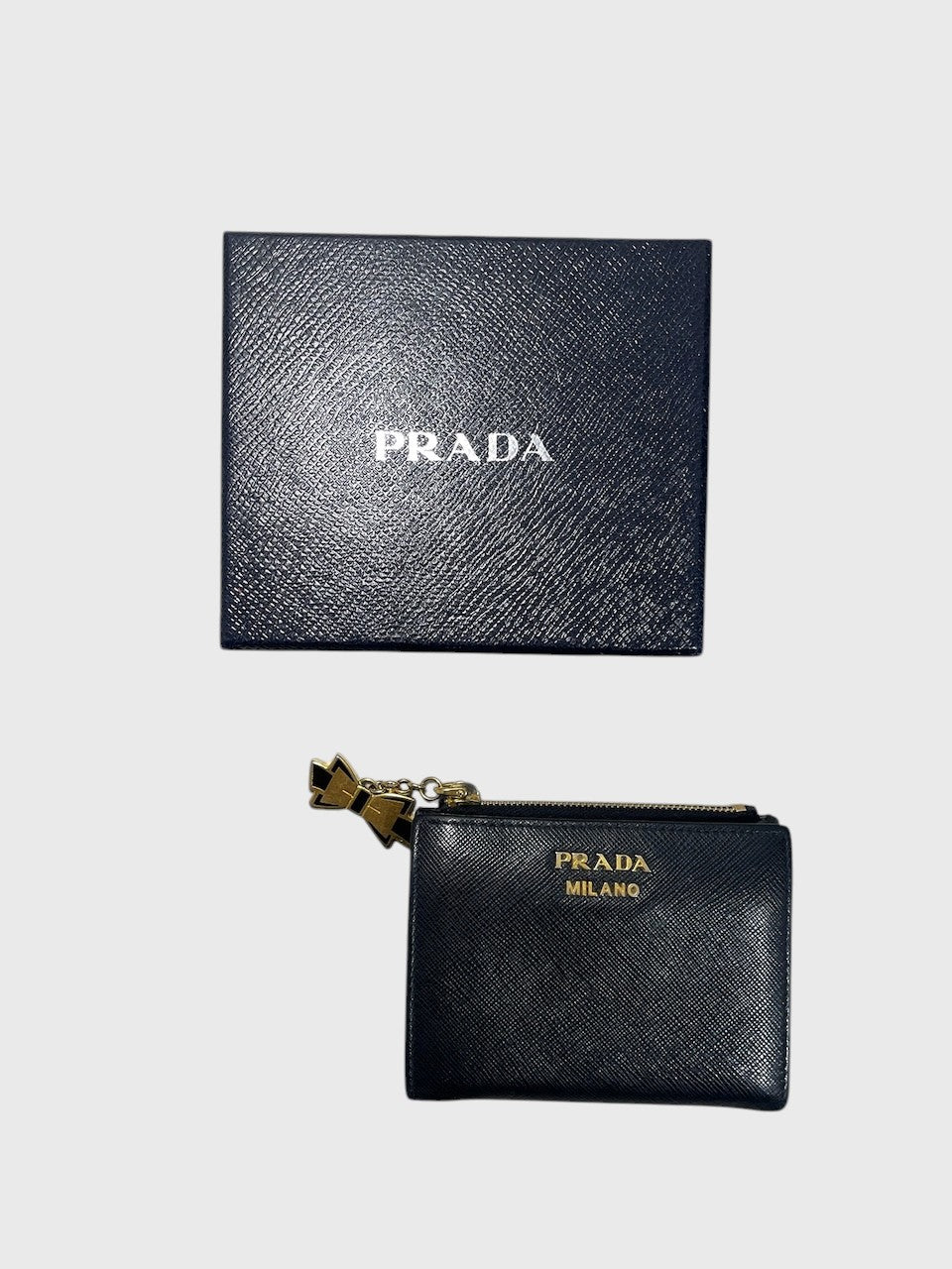 Portefeuille Prada noir