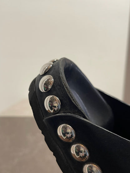 Sandales Giambattista Valli noires T.38,5