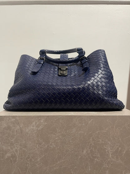Sac Bottega Veneta Roma bleu marine