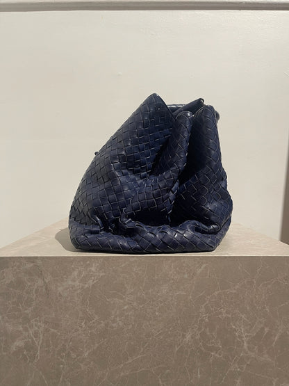 Sac Bottega Veneta Roma bleu marine