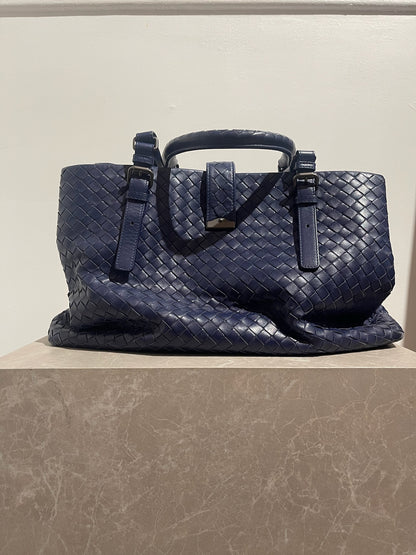 Sac Bottega Veneta Roma bleu marine