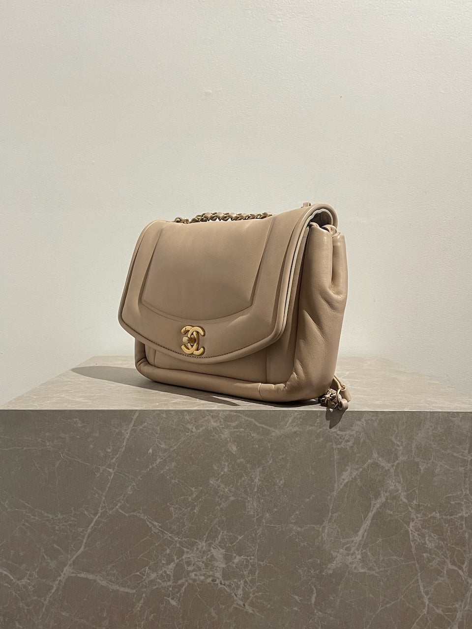 Sac Chanel Diana beige