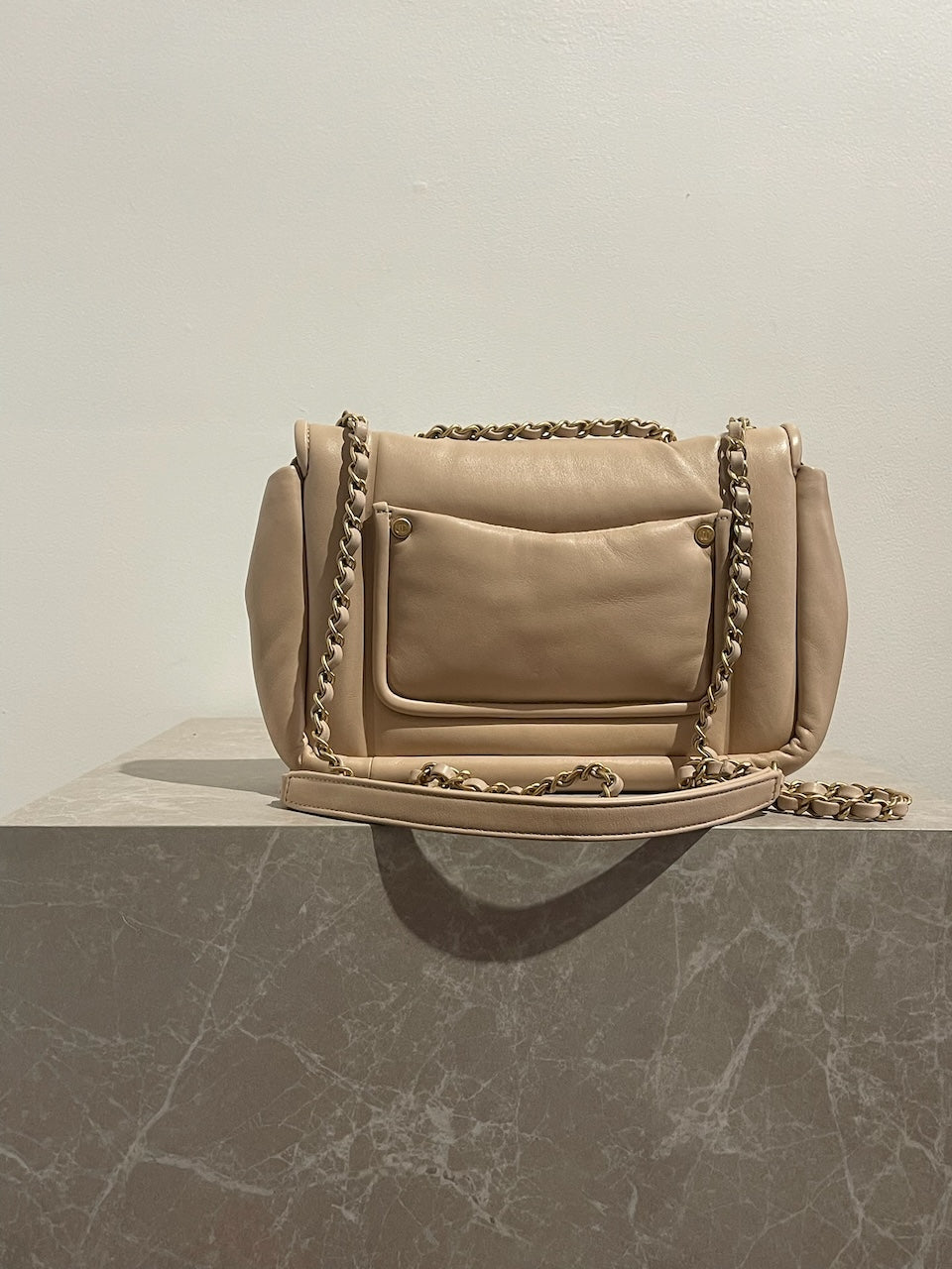 Sac Chanel Diana beige