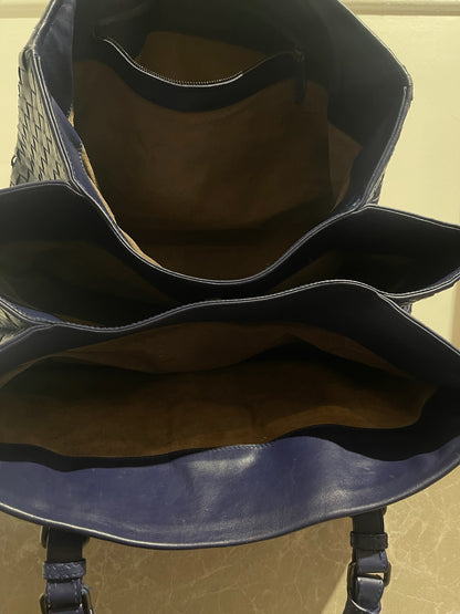 Sac Bottega Veneta Roma bleu marine