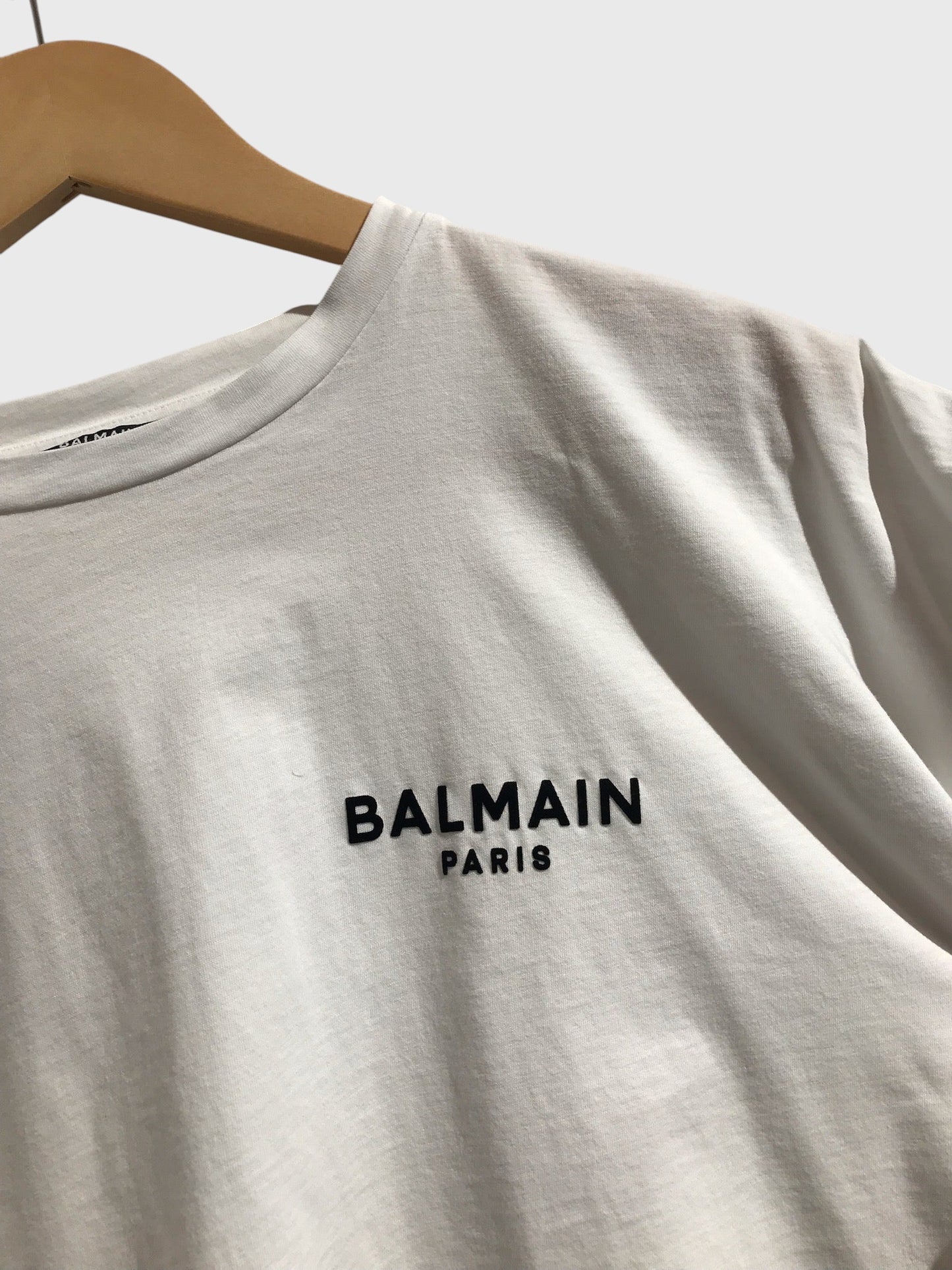Crop Top Balmain blanc T.M