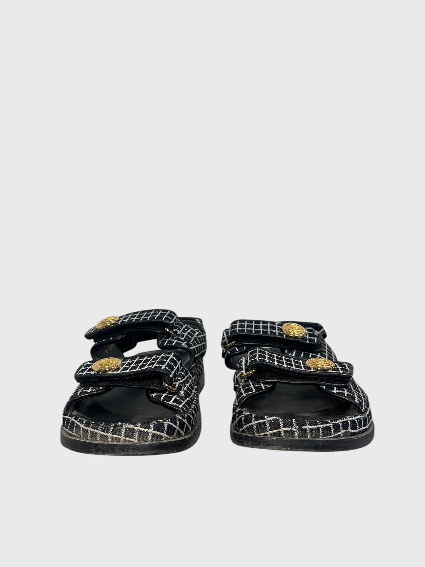 Sandales Chanel Dad noires T.37