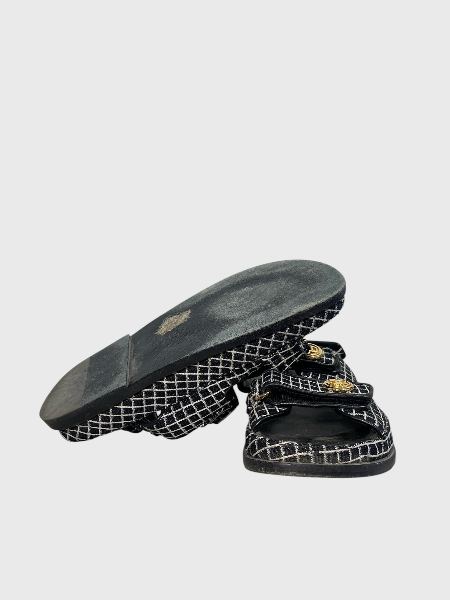 Sandales Chanel Dad noires T.37