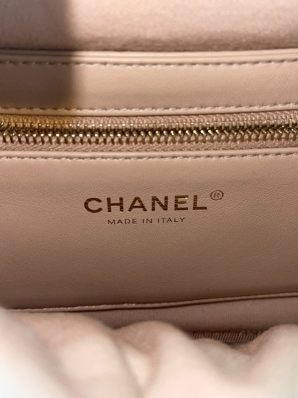 Sac Chanel Diana beige