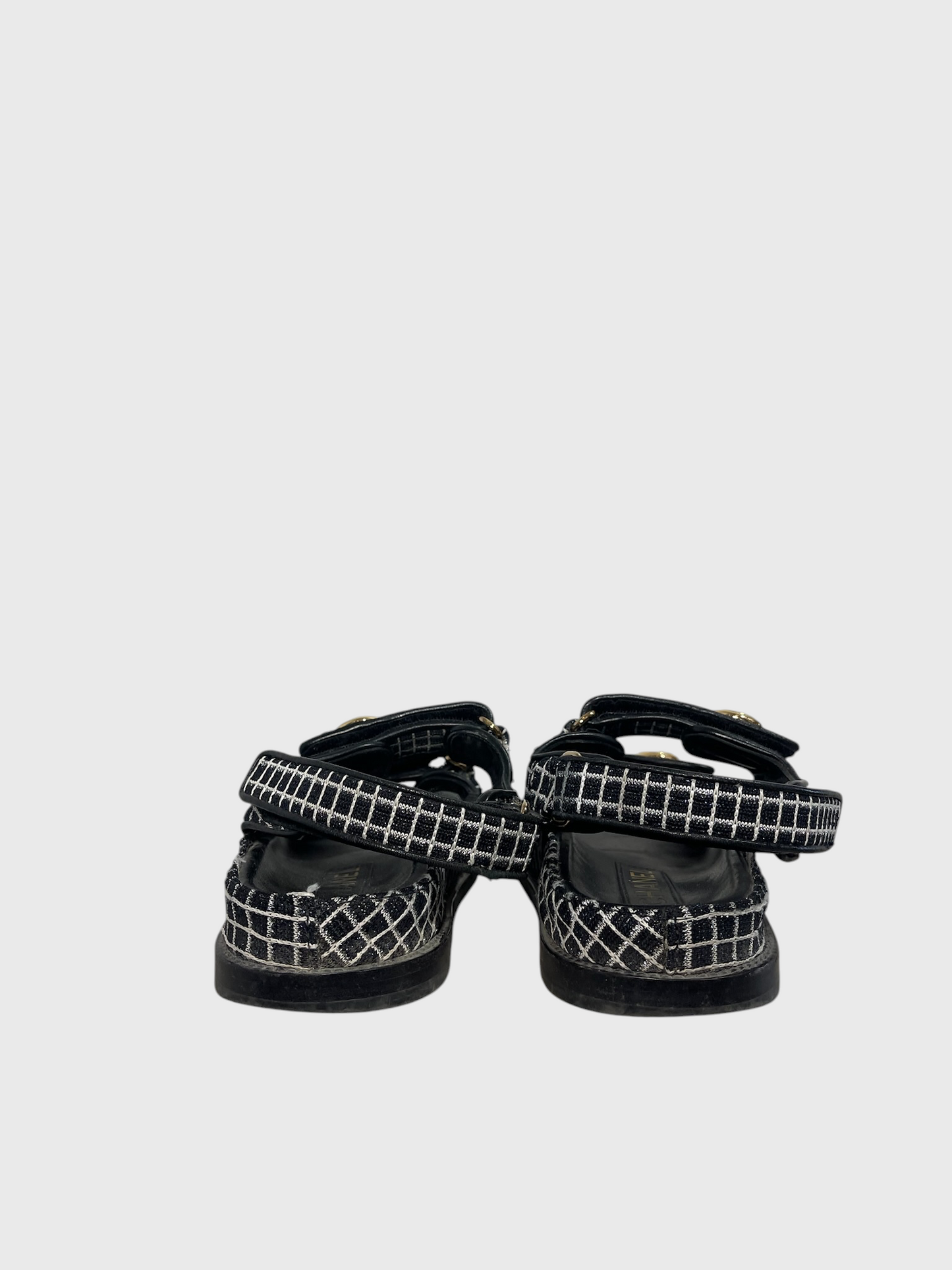 Sandales Chanel Dad noires T.37