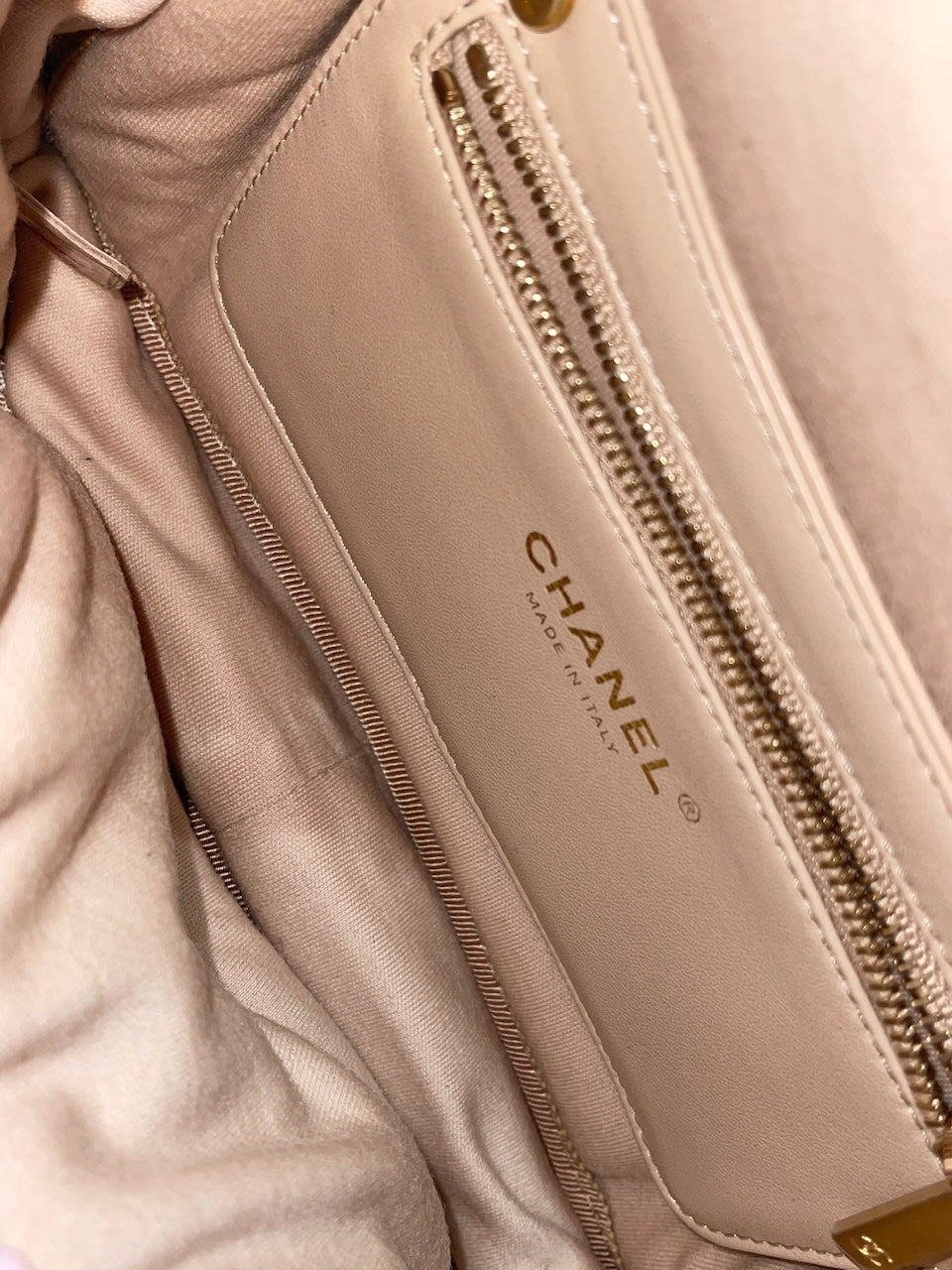 Sac Chanel Diana beige