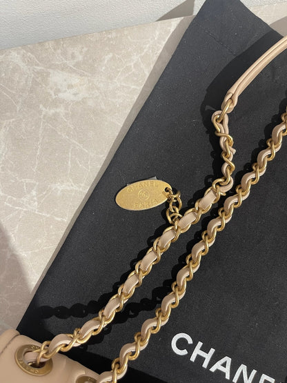 Sac Chanel Diana beige