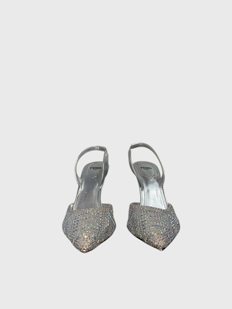 Escarpins Fendi argents T.36