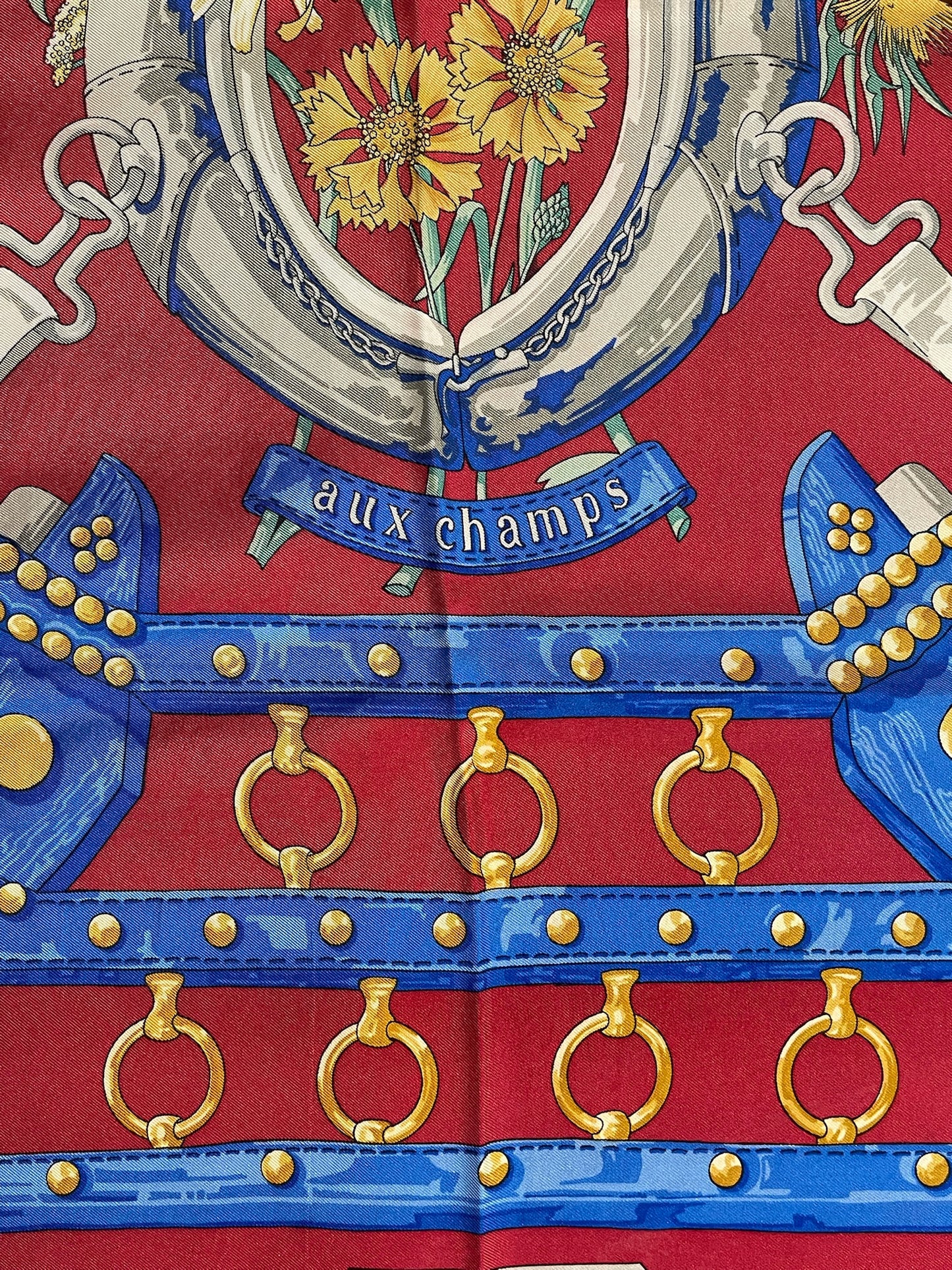 Foulard Hermès "Aux Champs"