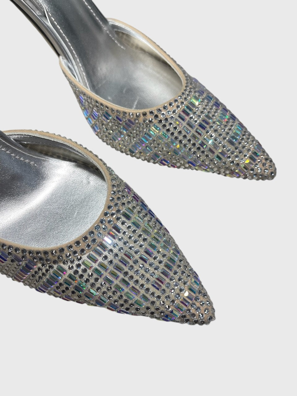 Escarpins Fendi argents T.36