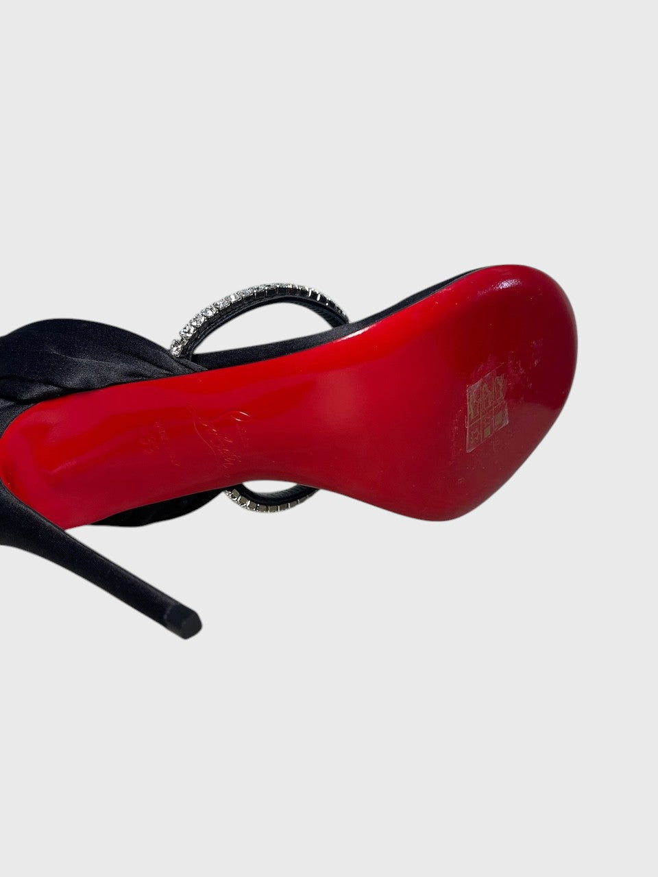 Sandales Christian Louboutin noires T.39