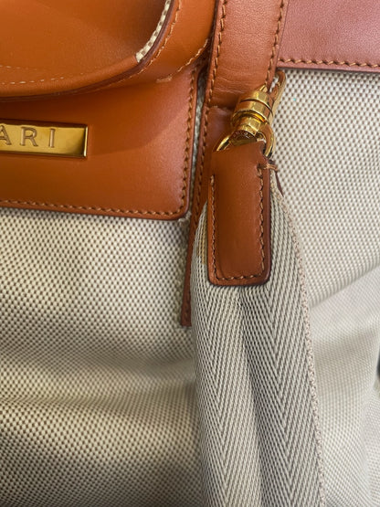Sac Bulgari toile beige