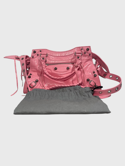Sac Balenciaga Neo Cagole City rose