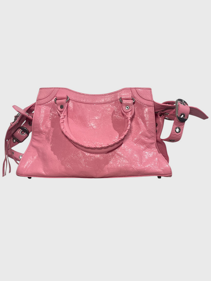 Sac Balenciaga Neo Cagole City rose