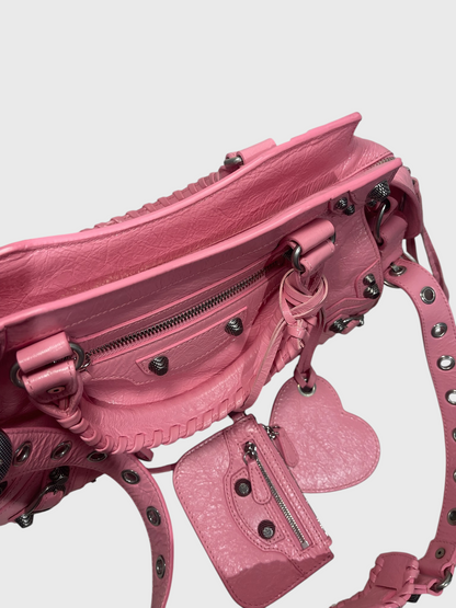 Sac Balenciaga Neo Cagole City rose