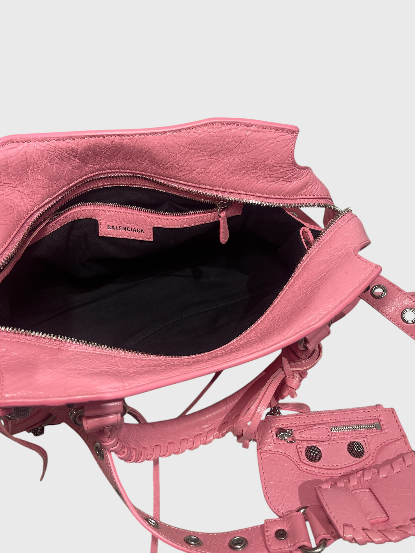 Sac Balenciaga Neo Cagole City rose