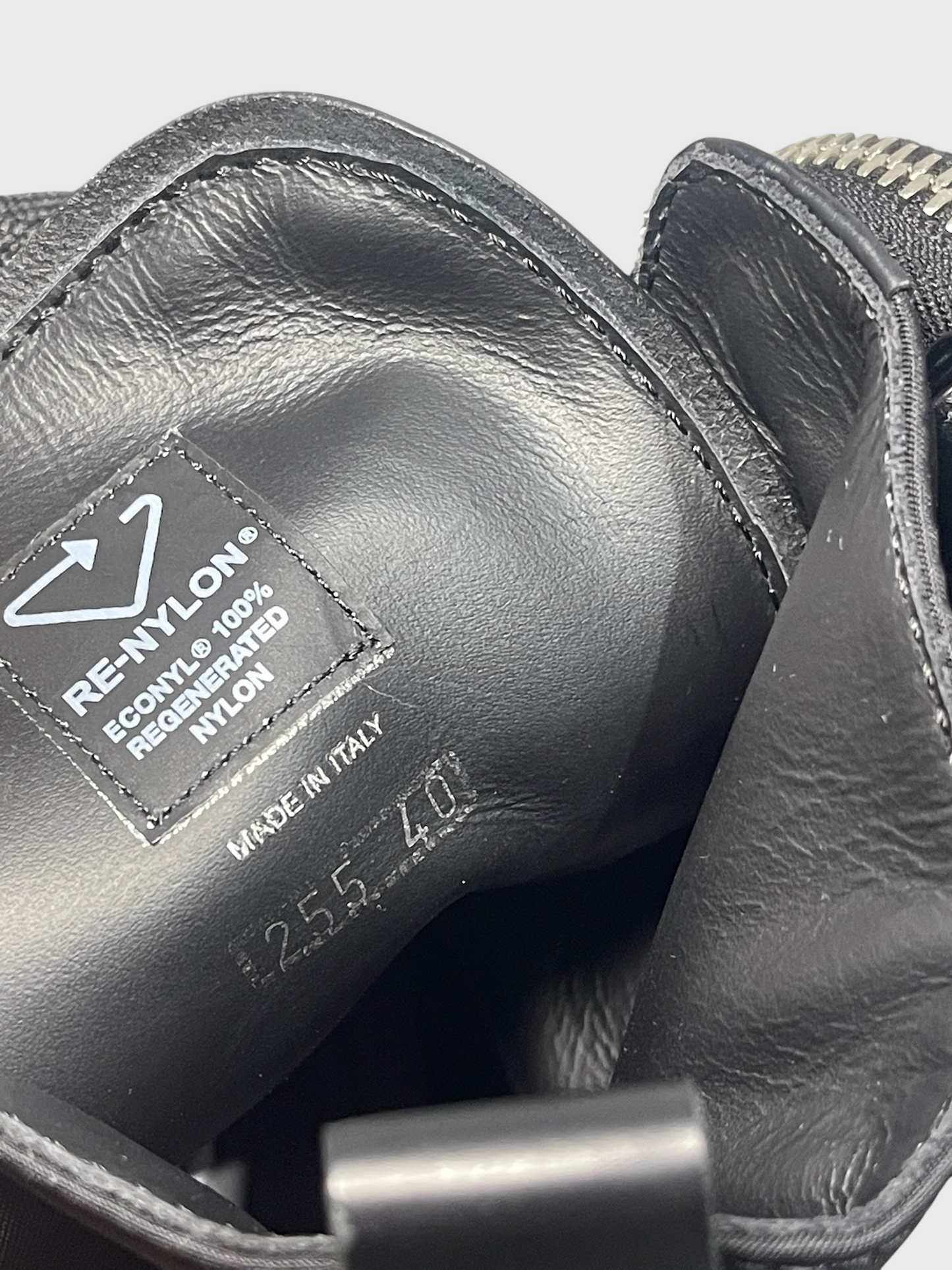 Bottines Prada Monolith noires T.40