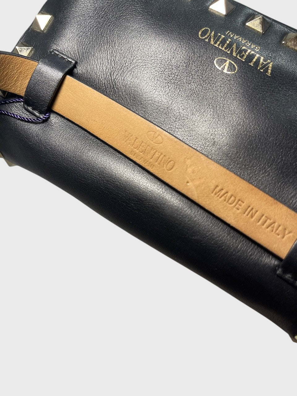 Sac ceinture Valentino Rockstud noir