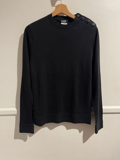 Pull Chanel noir T.XS