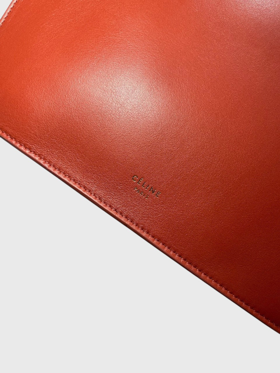 Sac Celine Clasp rouge