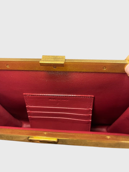 Sac Celine Clasp rouge