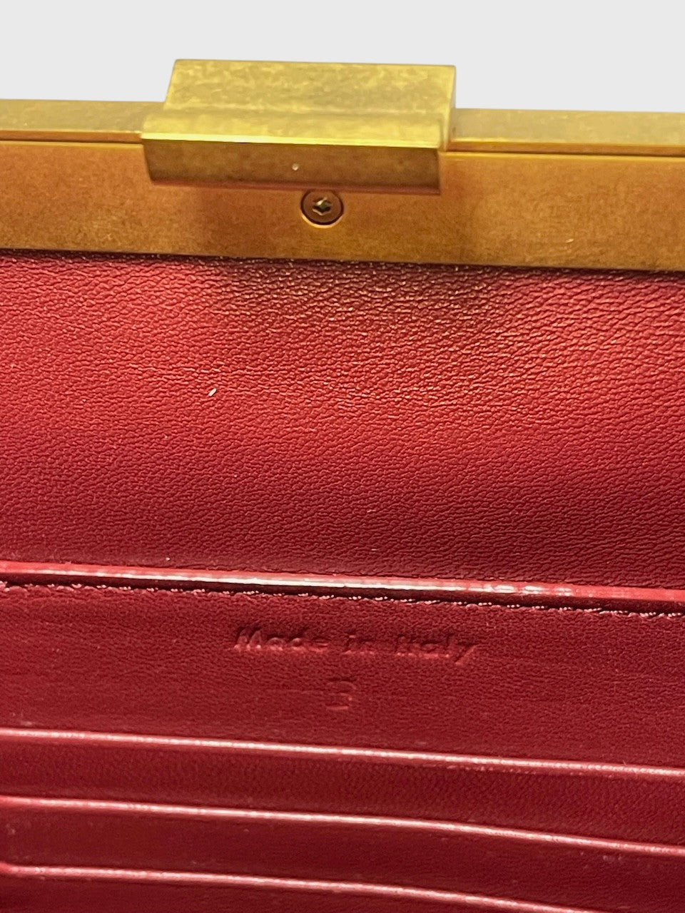 Sac Celine Clasp rouge