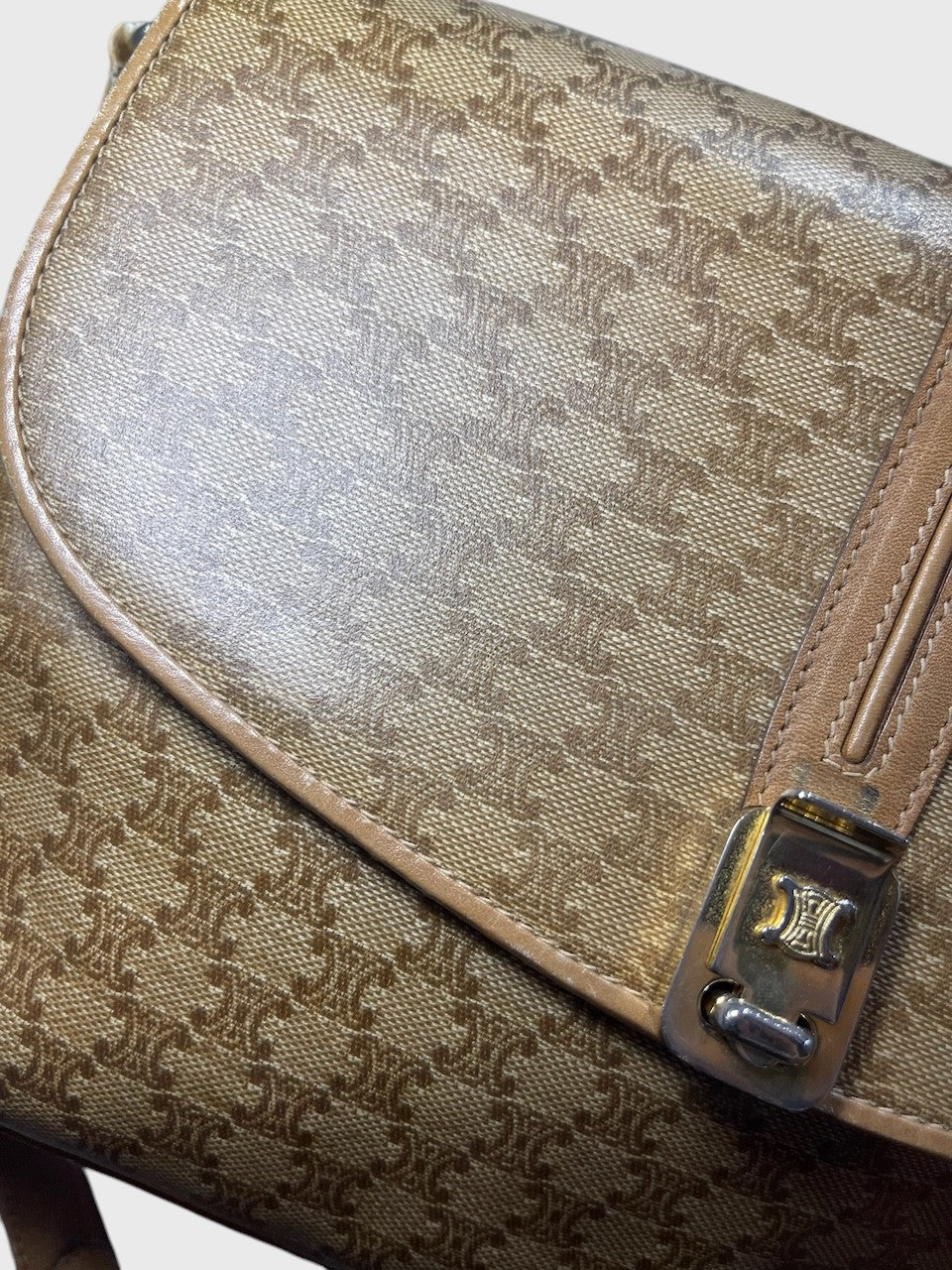 Sac Celine Macadam beige