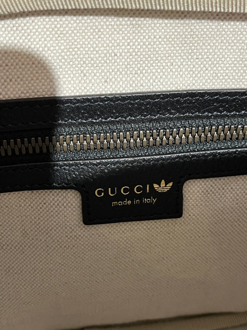 Sac Gucci x Adidas Bleu