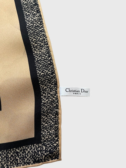 Foulard Christian Dior léopard