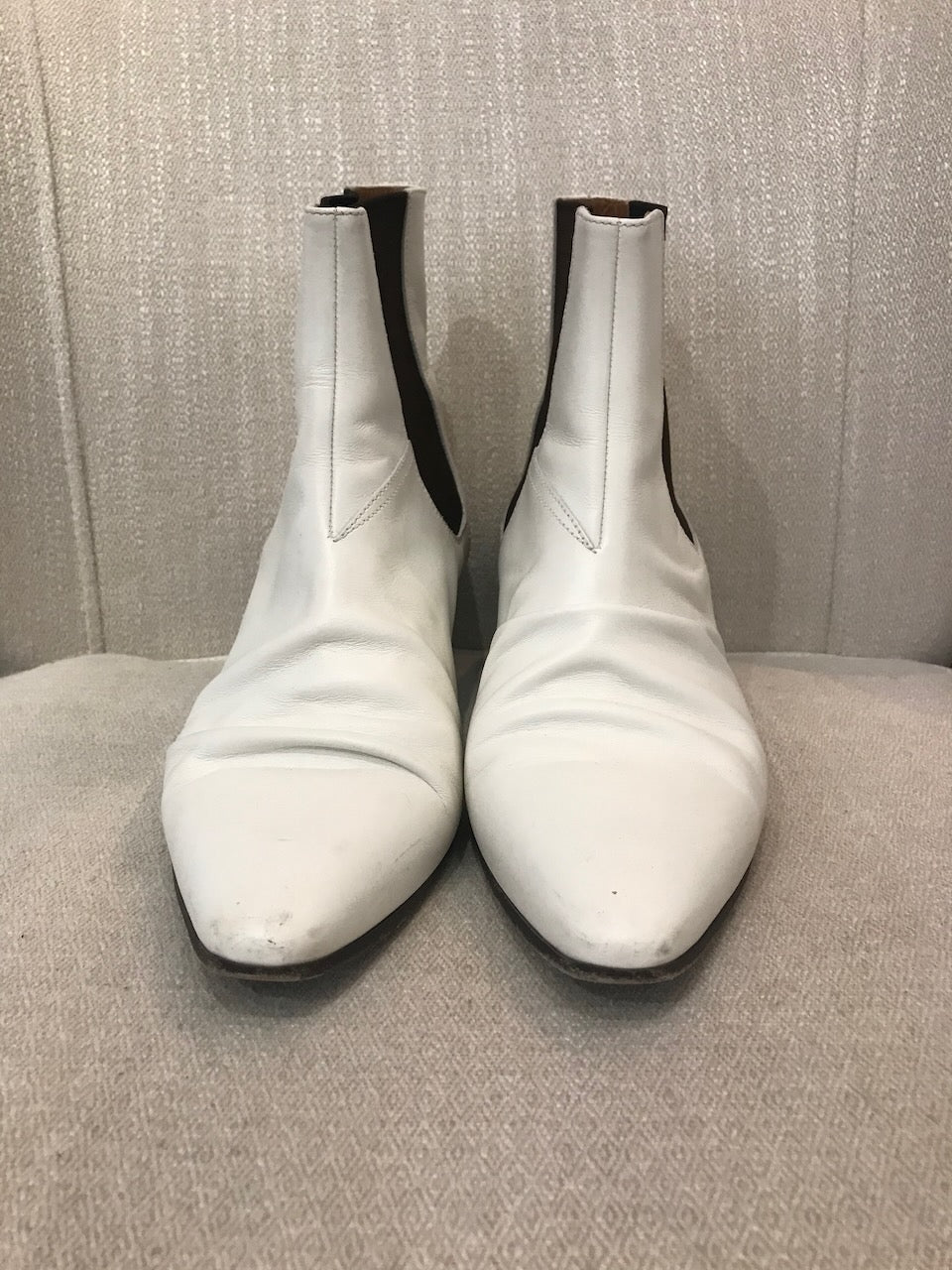 Celine square 2024 toe boots