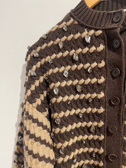 Gilet Dice Kayek marron T.XS