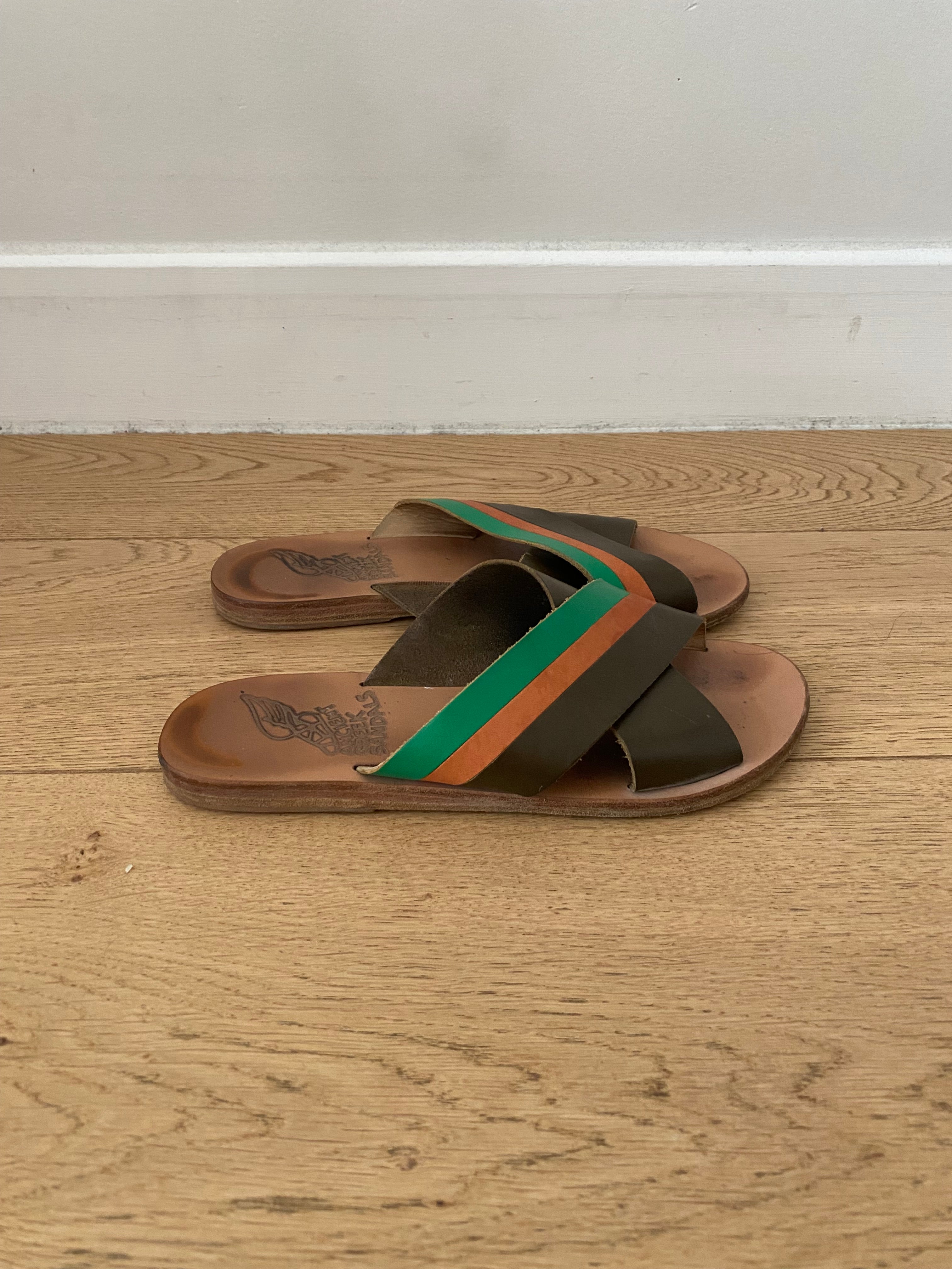 Sandales Ancient Greek Sandals kaki T.35 Closet2Closet.Paris