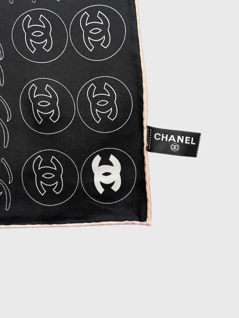 Foulard Chanel Trèfle noir