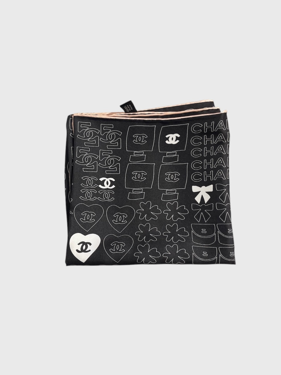 Foulard Chanel Trèfle noir